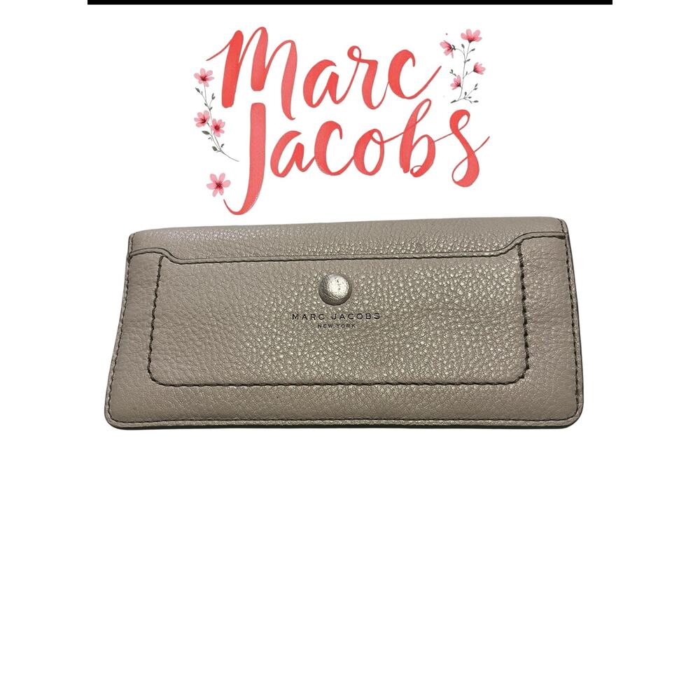 Marc Jacobs Open Face Leather Wallet Empire City EUC